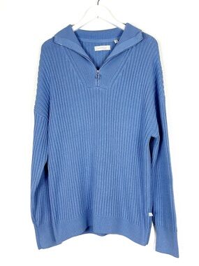 NWT Men’s Urban Outfitters Standard/Cloth chunky quarter zip sweater Y2K size M